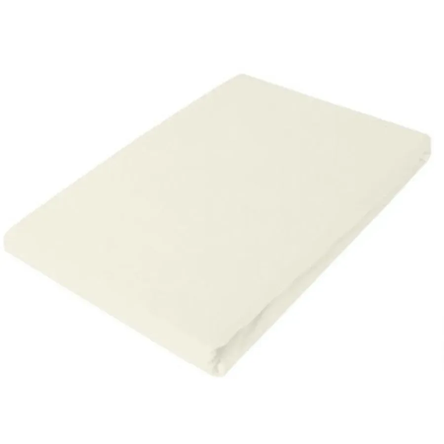 Living Home - Uni Satin Oberleintuch, 160 x 250 cm, Beige