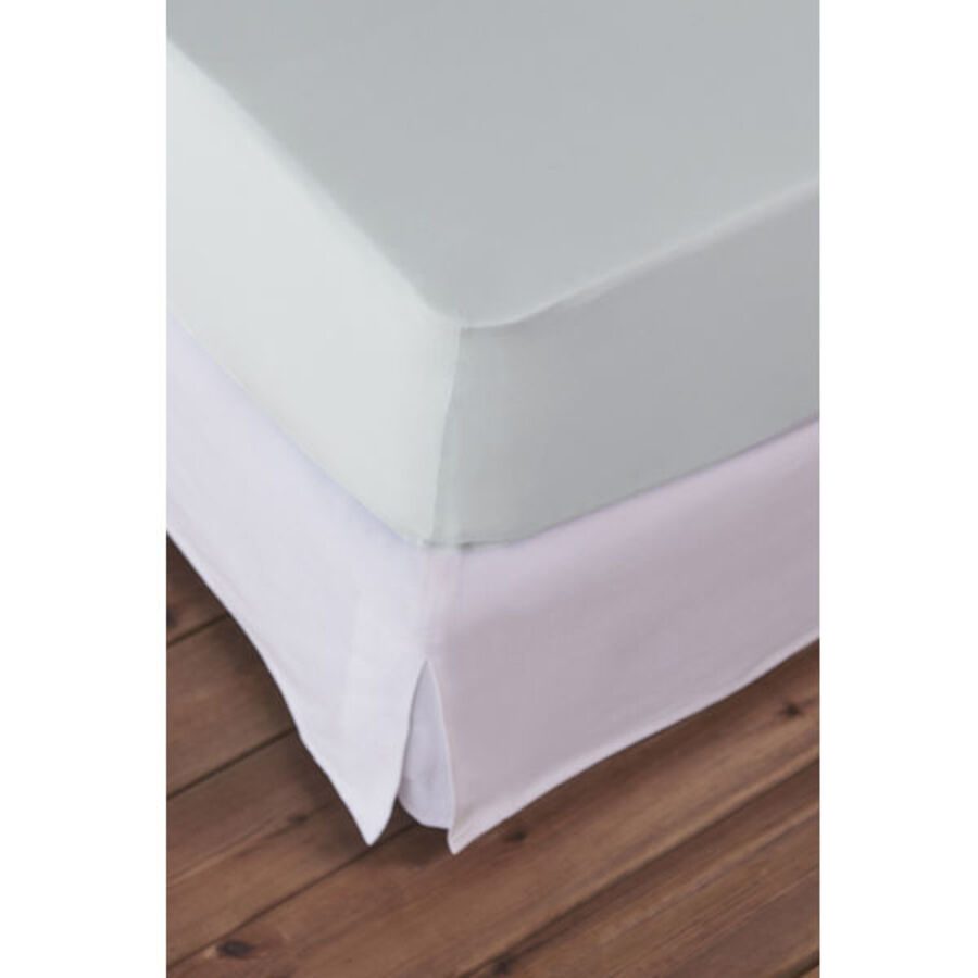 Living Home Fixleintuch Elastic Gelb Baumwolle/Kunstfaser 200 cm 200 cm - Farbe: ciel - Material: 94% Baumwolle, 6% Elasthan - Fixleintuch