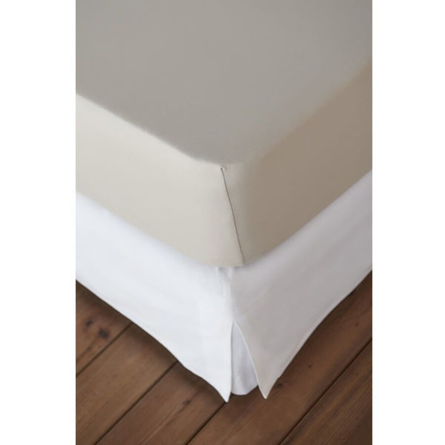 Living Home Fixleintuch Elastic Grau Baumwolle/Kunstfaser 90 cm 190 cm - Farbe: stein - Material: 94% Baumwolle, 6% Elasthan - Fixleintuch