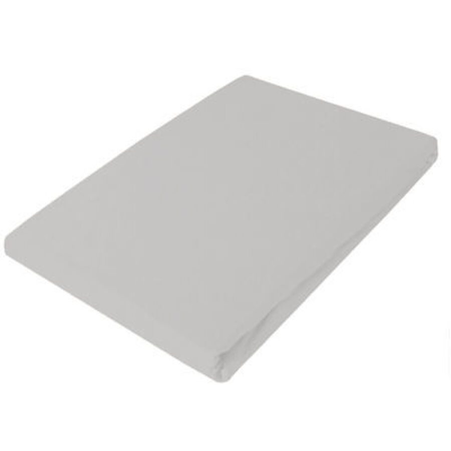 Living Home Fixleintuch Uni Schwarz Baumwolle 160 cm 200 cm - Farbe: schiefer - Fixleintuch