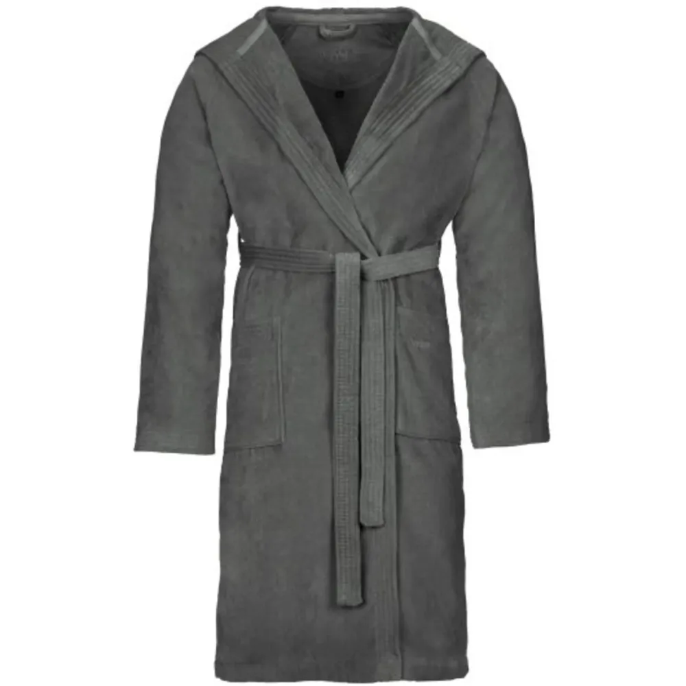 VOSSEN - Texas Bademantel, für Damen, Spacegrau, Größe M