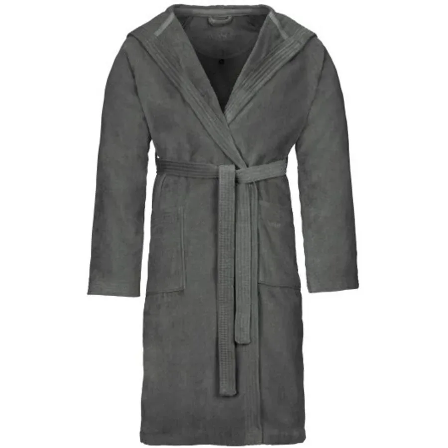 VOSSEN - Texas Bademantel, für Damen, Spacegrau, Größe M