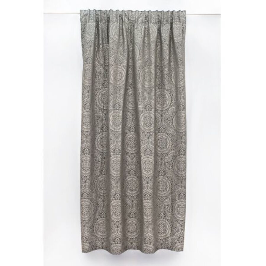 Mary rose Vorhang Queen Silber Polyester 135 cm - Farbe: Silver - Vorhang