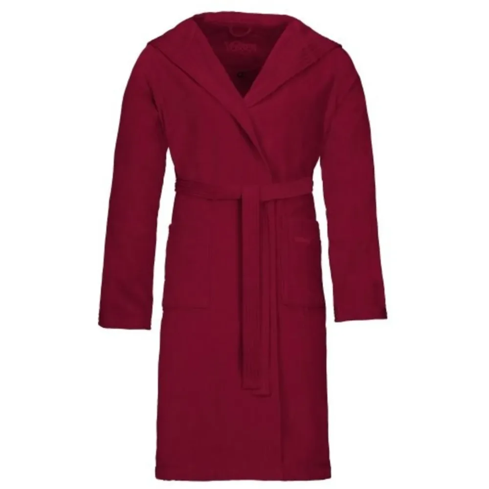 VOSSEN - Texas Bademantel, für Damen, Bordeaux, Größe XS