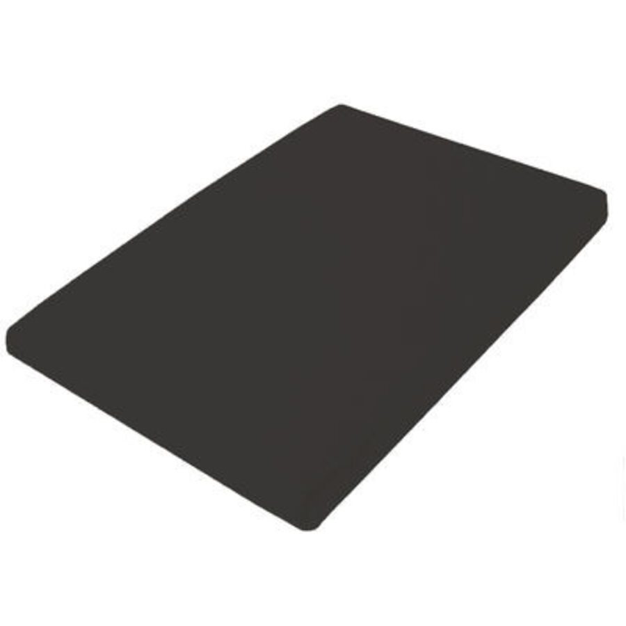 Living Home Fixleintuch Uni Grau Baumwolle 90 cm 200 cm - Farbe: anthrazit - Fixleintuch