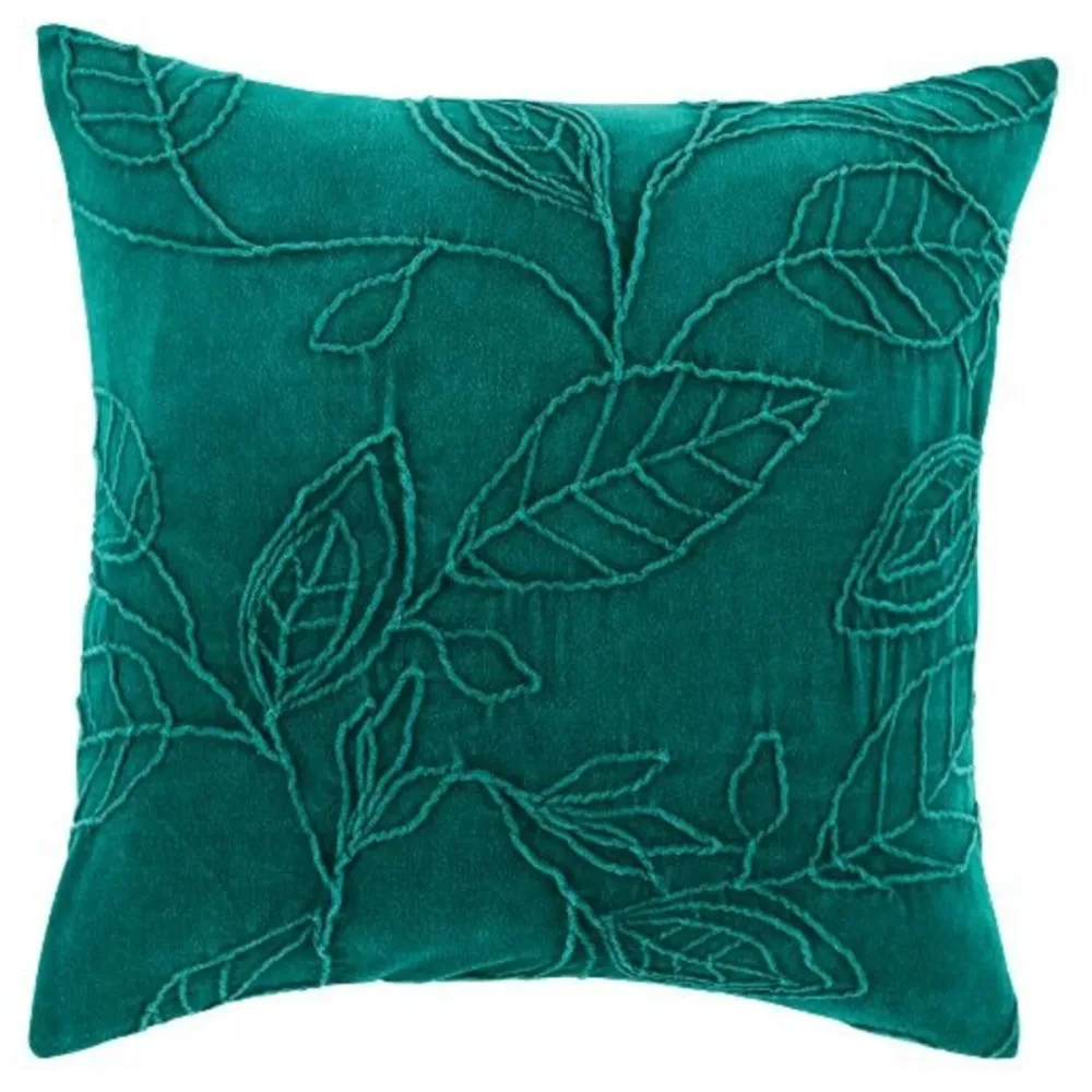 Kas - Willow Kissenbezug, 50 x 50 cm, Türkisblau