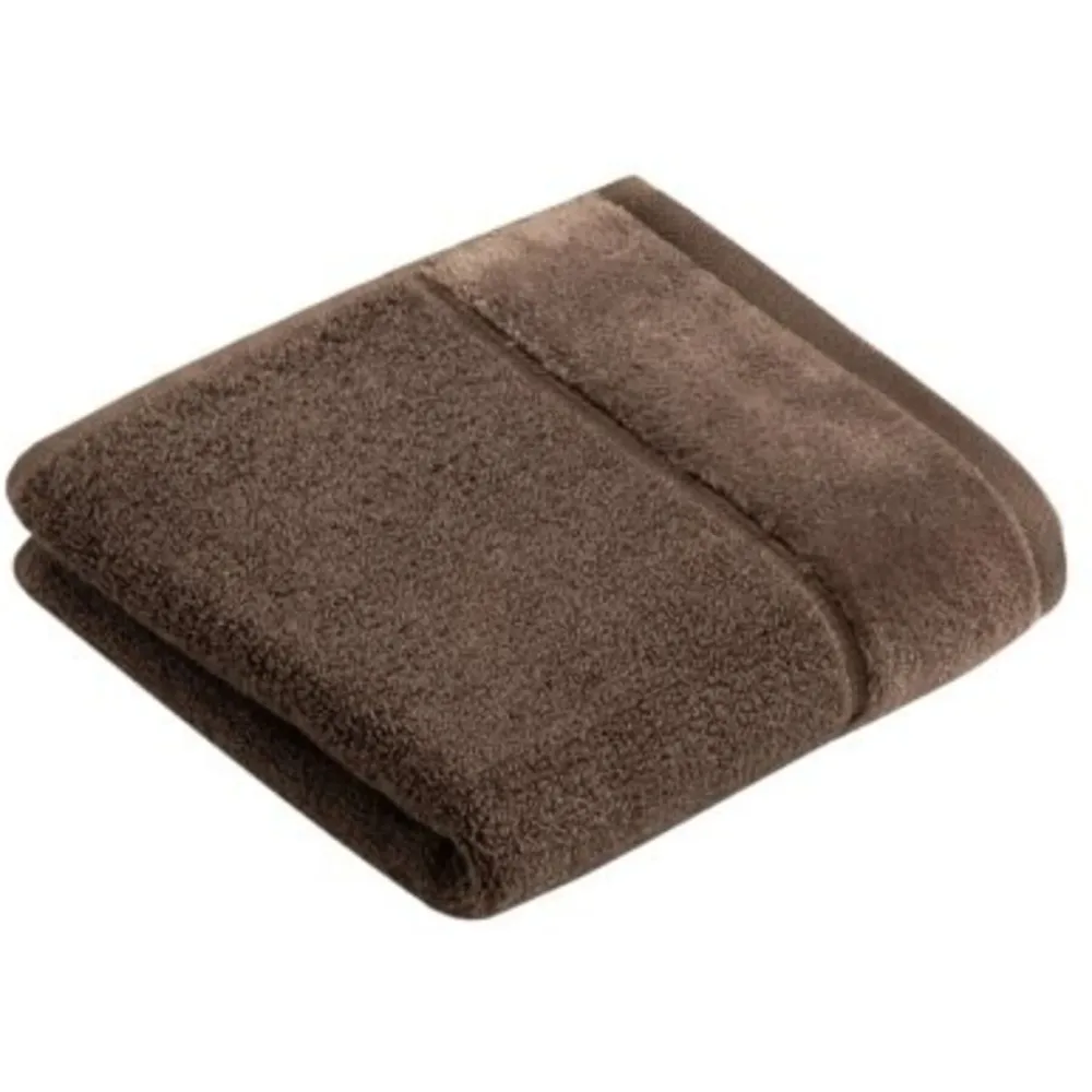 Vossen Gästetuch Pure Braun Baumwolle 40 cm 60 cm - Farbe: Toffee - Material: 100% Bio-Baumwolle - Gästetuch