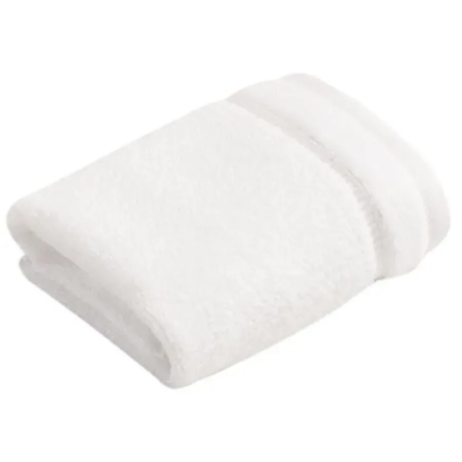 VOSSEN - Pure Waschlappen, 30 x 30 cm, Weiss