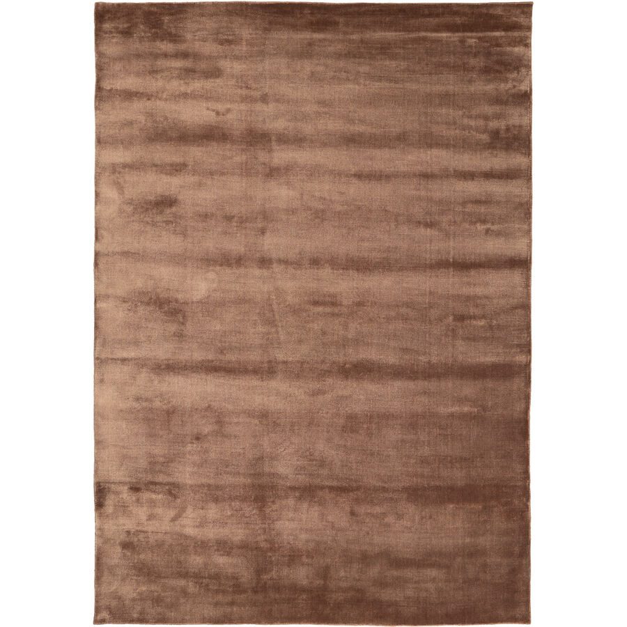 Teppich Lucens Braun Viskose 200 cm 300 cm - Farbe: amber - Material: Viscose - Teppich