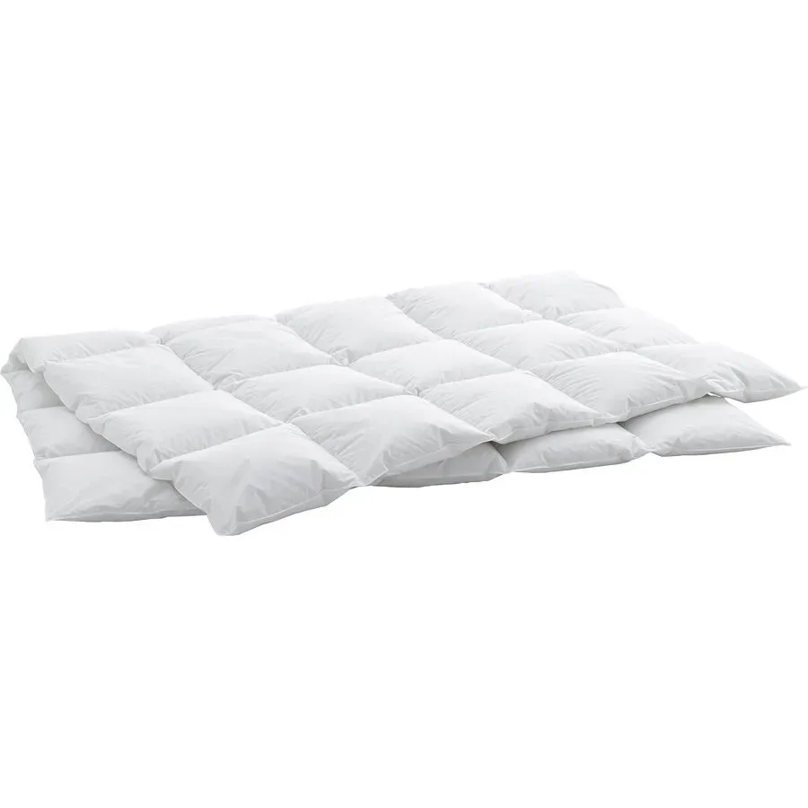Billerbeck Duvet Tayler Weiss Baumwolle 160 cm Daunen - Duvet
