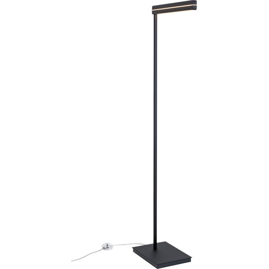 Bopp Stehlampe Switch Schwarz Aluminium 45 cm 150 cm - LED - Lichtfarbe: Extra warmweiss - Tageslichtweiss - Stehlampe- LED Energiesparlampe