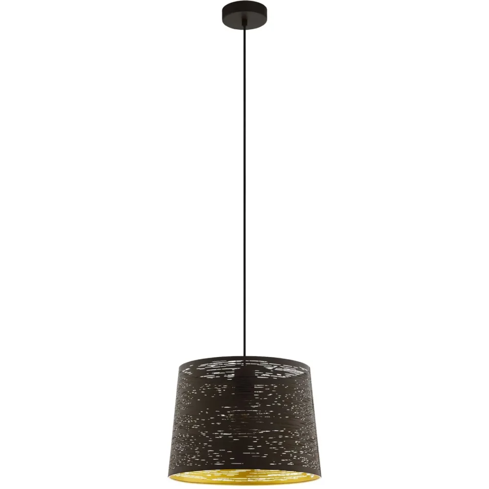 Eglo Pendellampe Segezia Braun/Gold Stahl 0 cm 0 cm - Farbe: gold/braun - Pendellampe