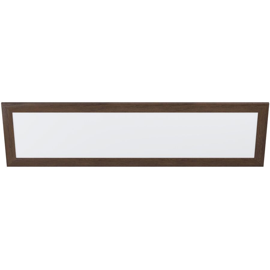 Eglo Deckenlampe Piglionasso Braun/Weiss Stahl/Kunststoff 34.5 cm 124.5 cm - Farbe: Weiss/Dunkelbraun - LED - Lichtfarbe: Helles Neutralweiss -