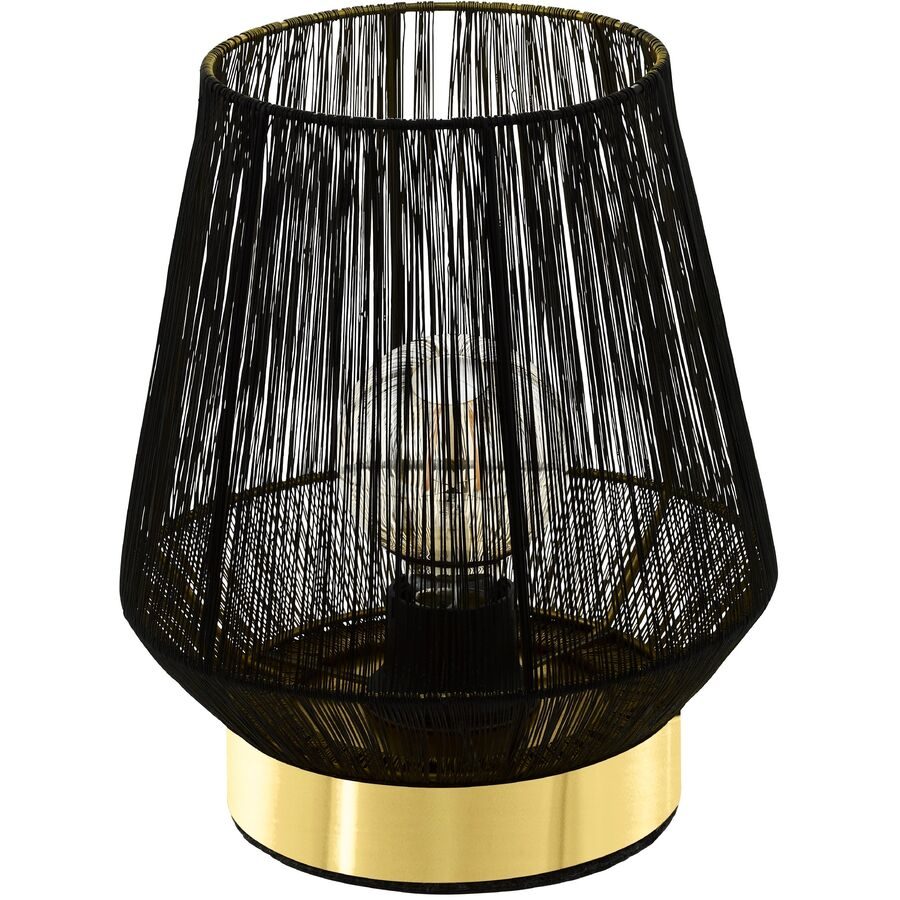 Eglo Tischlampe Escandidos Schwarz Stahl 0 cm 0 cm - Tischlampe