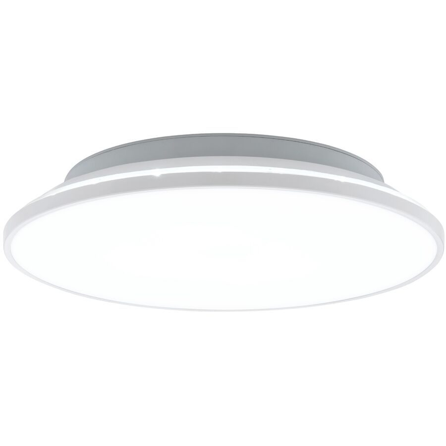 Eglo Deckenlampe Crespillo Weiss Kunststoff 0 cm 0 cm - LED - Lichtfarbe: Helles Neutralweiss - Deckenlampe- LED Energiesparlampe