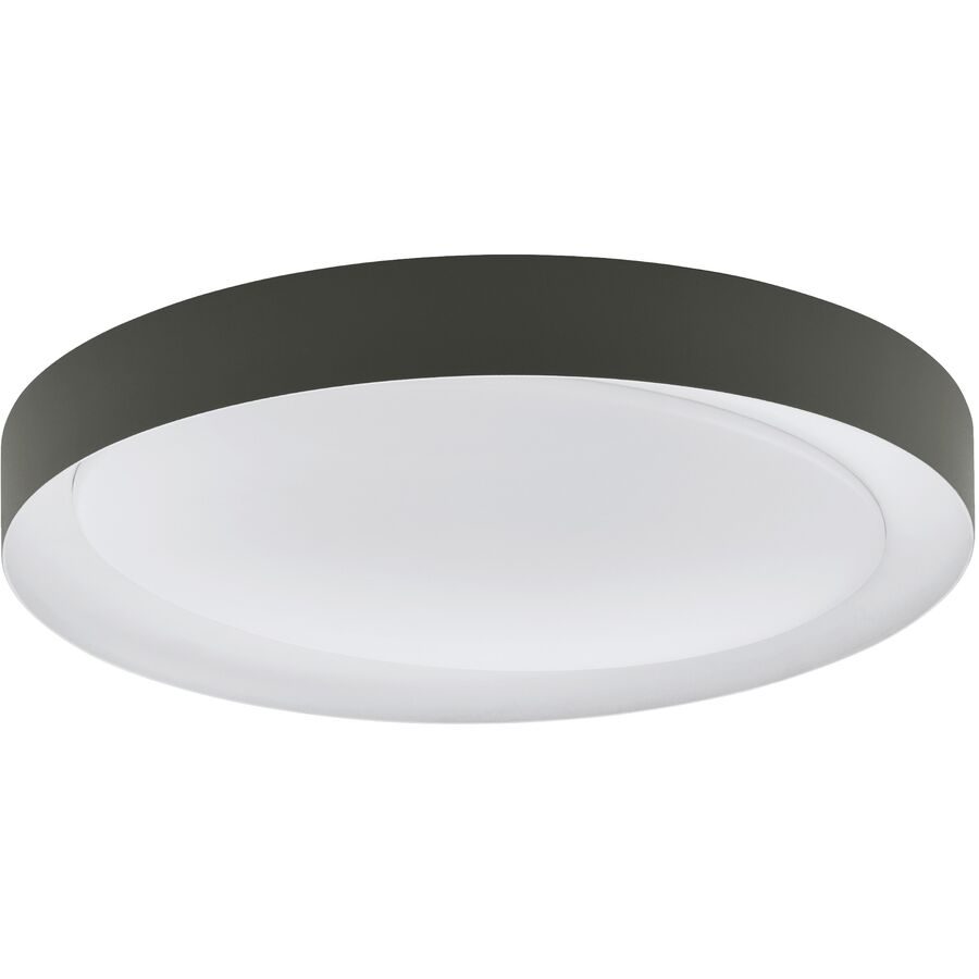 Eglo Deckenlampe Laurito Grau/Weiss Stahl/Kunststoff 49 cm 7 cm - Farbe: Weiss/grauweiss - LED - Material: Kunststoff/Stahl - Deckenlampe- LED