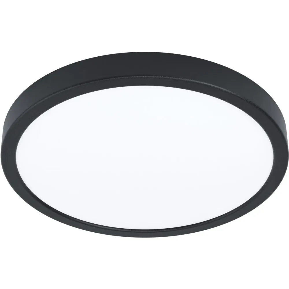 Eglo Deckenlampe Fueva 5 Schwarz/Weiss Stahl/Kunststoff 28.5 cm 2.8 cm - LED - Lichtfarbe: Warmweiss - Material: Kunststoff/Stahl - Deckenlampe- LED