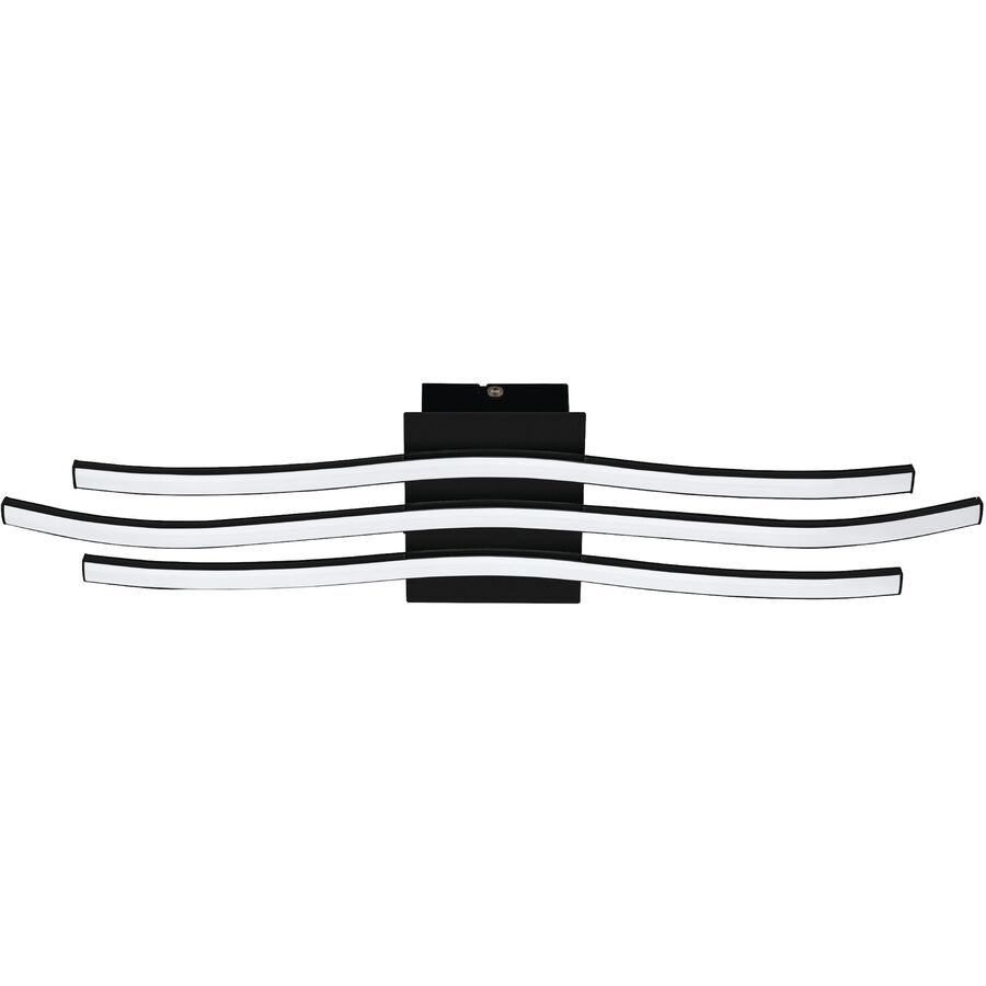 Eglo Deckenlampe Roncade 1 Schwarz/Weiss Aluminium/Kunststoff/Stahl 13 cm 65 cm - LED - Lichtfarbe: Warmweiss - Material: Aluminium/Stahl/Kunststoff -