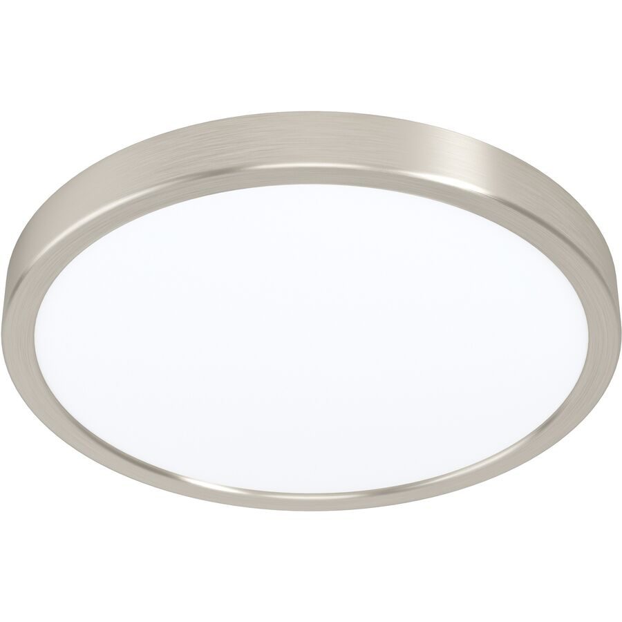 Eglo Deckenlampe Fueva 5 Grau Stahl/Kunststoff 28.5 cm 2.8 cm - Farbe: Nickel matt - LED - Lichtfarbe: Helles Neutralweiss - Material: