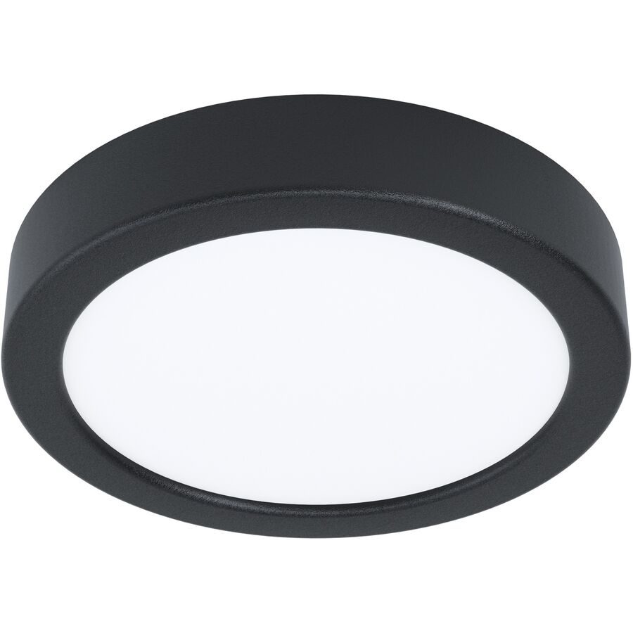 Eglo Deckenlampe Fueva 5 Schwarz/Weiss Stahl/Kunststoff 16 cm 2.8 cm - LED - Lichtfarbe: Helles Neutralweiss - Material: Kunststoff/Stahl -