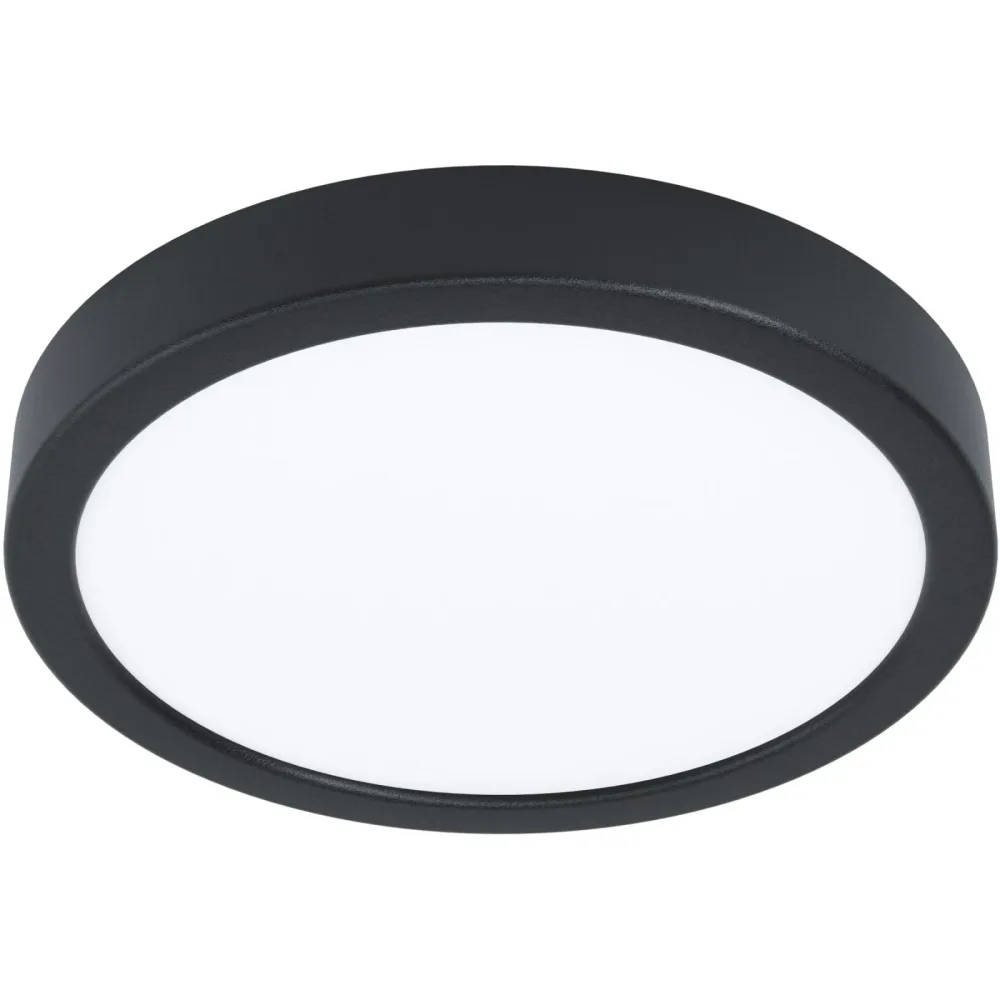 Eglo Deckenlampe Fueva 5 Schwarz/Weiss Stahl/Kunststoff 21 cm 2.8 cm - LED - Lichtfarbe: Helles Neutralweiss - Material: Kunststoff/Stahl -
