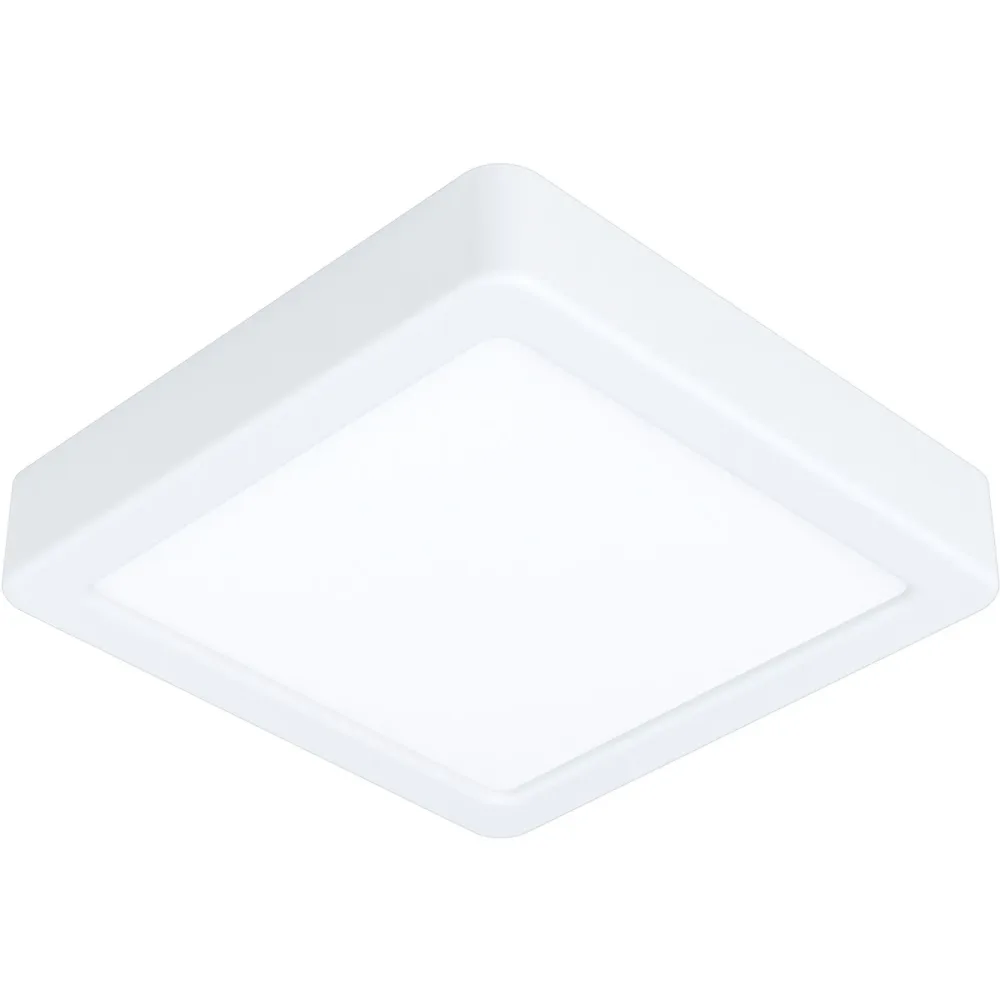 Eglo Deckenlampe Fueva 5 Weiss Stahl/Kunststoff 16 cm 2.8 cm - LED - Lichtfarbe: Helles Neutralweiss - Material: Kunststoff/Stahl - Deckenlampe- LED