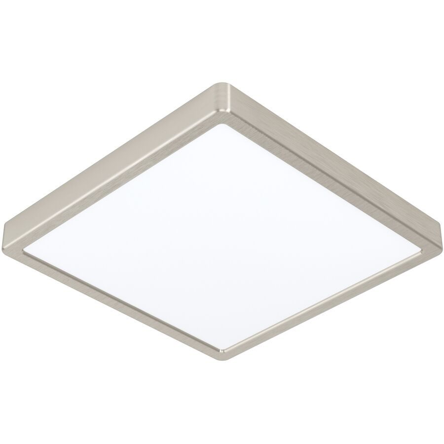 Eglo Deckenlampe Fueva 5 Grau Stahl/Kunststoff 28.5 cm 2.8 cm - Farbe: Nickel matt - LED - Lichtfarbe: Helles Neutralweiss - Material: