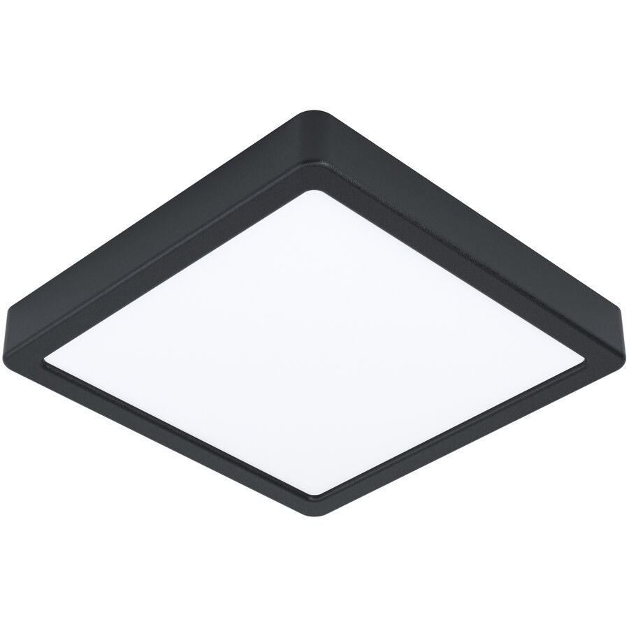 Eglo Deckenlampe Fueva 5 Schwarz/Weiss Stahl/Kunststoff 21 cm 2.8 cm - LED - Lichtfarbe: Helles Neutralweiss - Material: Kunststoff/Stahl -