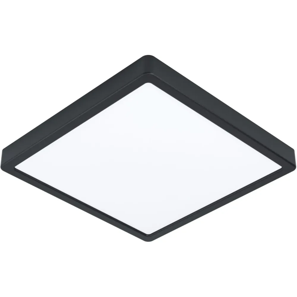Eglo Deckenlampe Fueva 5 Schwarz/Weiss Stahl/Kunststoff 28.5 cm 2.8 cm - LED - Lichtfarbe: Helles Neutralweiss - Material: Kunststoff/Stahl -