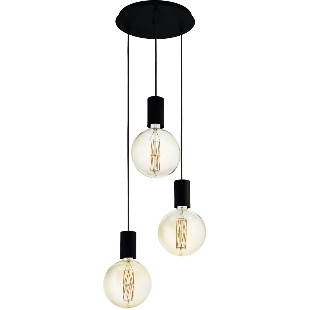 Eglo Pendellampe Pozueta Schwarz Stahl 0 cm 0 cm - Pendellampe