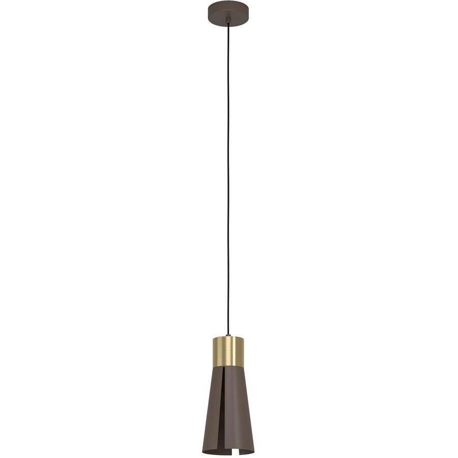 Eglo Pendellampe Losalomas Stahl 0 cm 0 cm - Farbe: messing gebürstet/smoky - LED - Pendellampe- LED Energiesparlampe