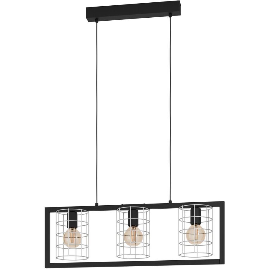 Eglo Pendellampe Jubily Schwarz Stahl 14.5 cm 77 cm - Pendellampe
