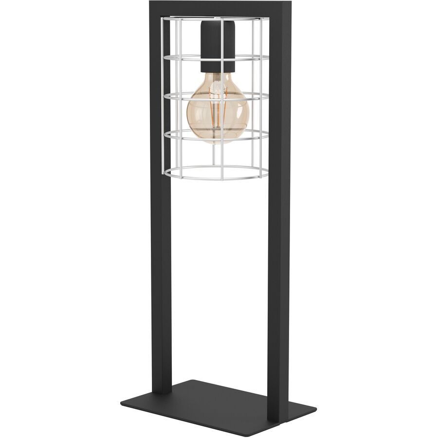 Eglo Tischlampe Jubily Schwarz Stahl 14.5 cm 22 cm - Tischlampe