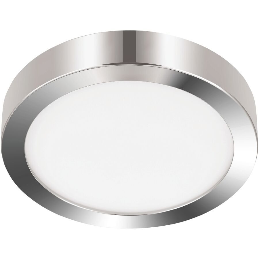 Eglo Deckenlampe Fueva 5 Weiss/Grau Stahl/Kunststoff 28.5 cm 2.8 cm - Farbe: weiss/chrom - LED - Lichtfarbe: Helles Neutralweiss - Material: