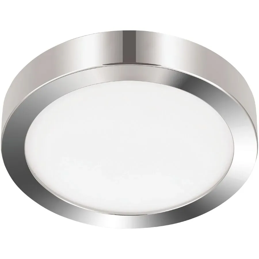 Eglo Deckenlampe Fueva 5 Weiss/Grau Stahl/Kunststoff 28.5 cm 2.8 cm - Farbe: weiss/chrom - LED - Lichtfarbe: Helles Neutralweiss - Material: