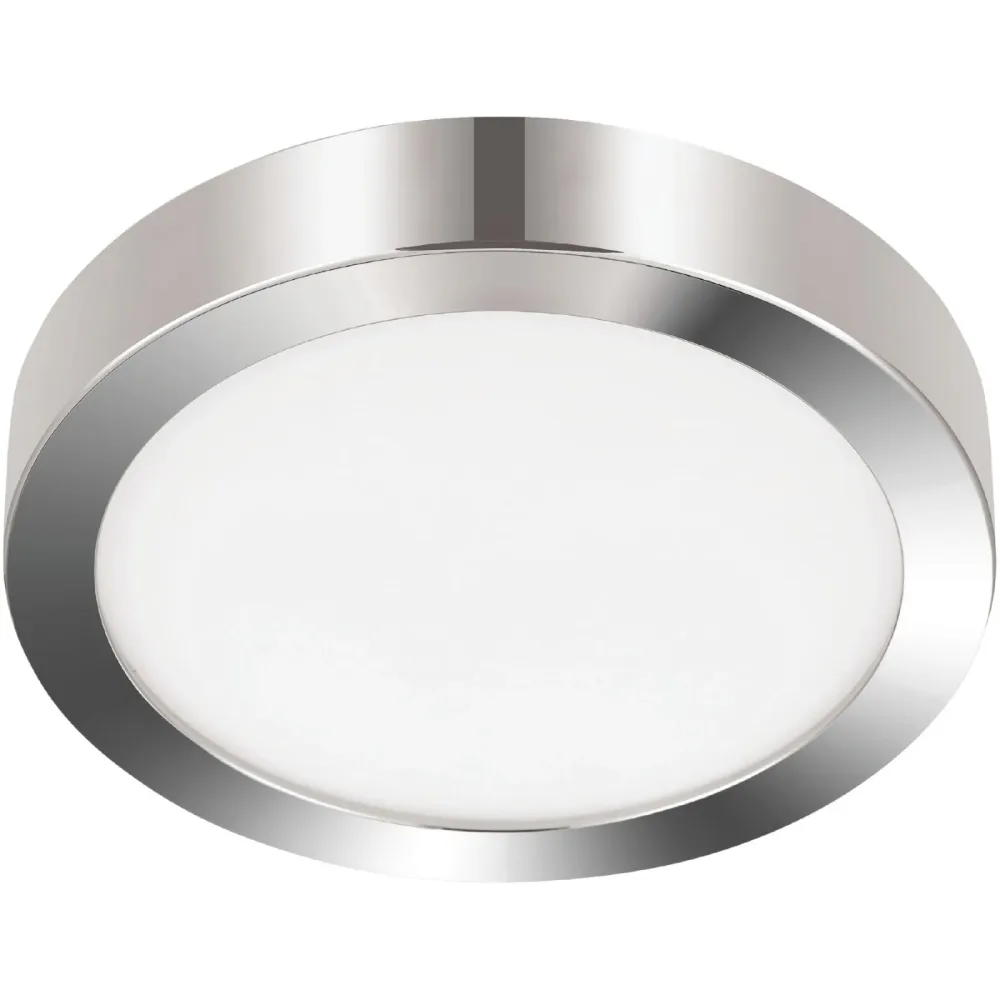 Eglo Deckenlampe Fueva 5 Weiss/Grau Stahl/Kunststoff 28.5 cm 2.8 cm - Farbe: weiss/chrom - LED - Lichtfarbe: Helles Neutralweiss - Material: