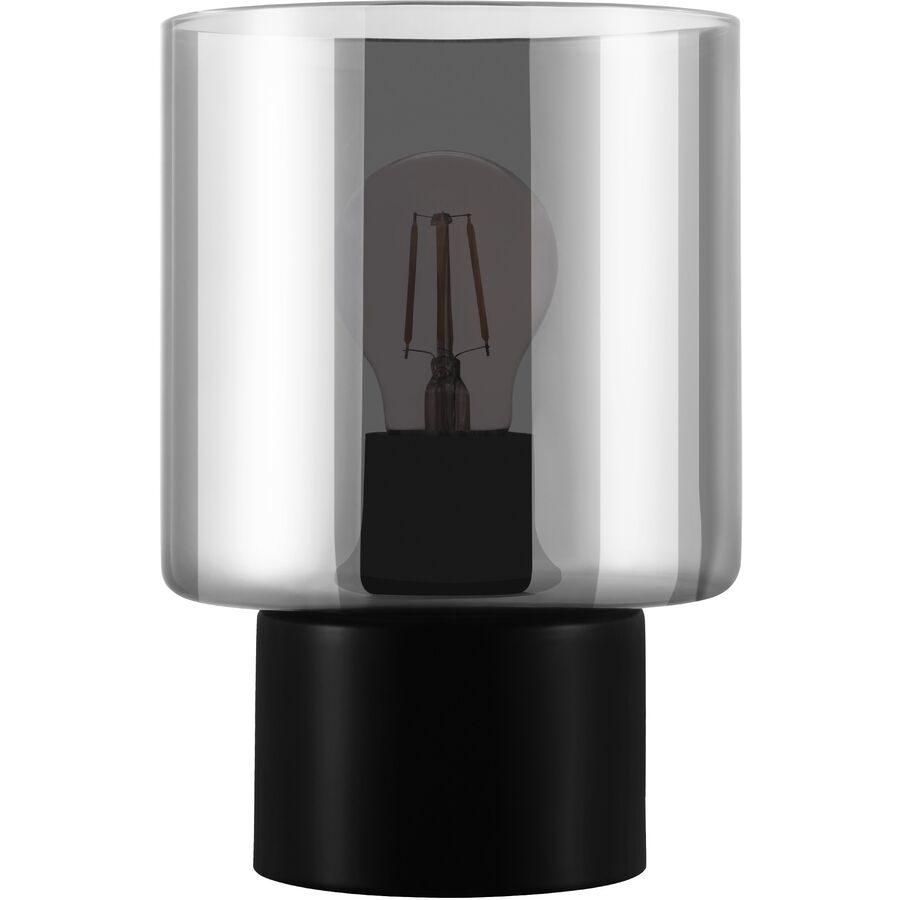 Eglo Tischlampe Gorosiba Schwarz/Transparent Stahl/Glas 0 cm 0 cm - Material: Glas/Stahl - Tischlampe
