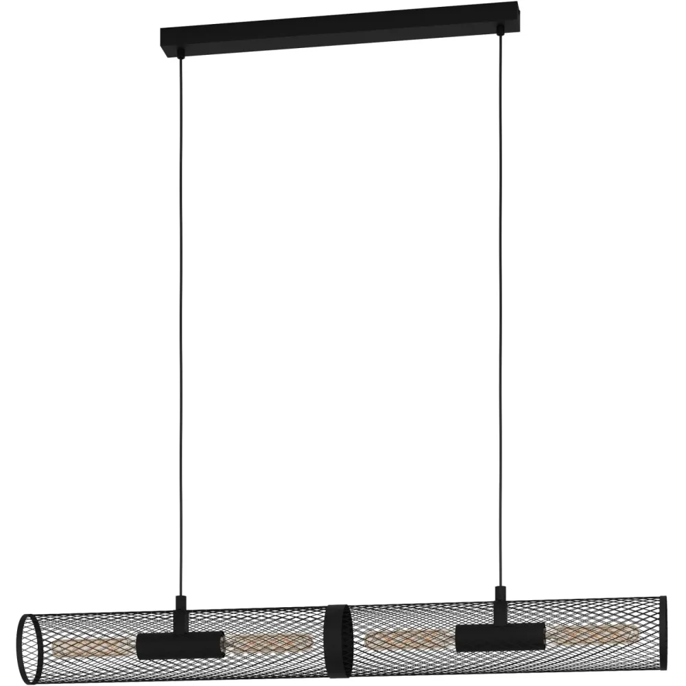 Eglo Pendellampe Redcliffe Schwarz Stahl 12.5 cm 108 cm - Pendellampe