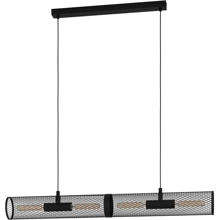 Eglo Pendellampe Redcliffe Schwarz Stahl 12.5 cm 108 cm - Pendellampe