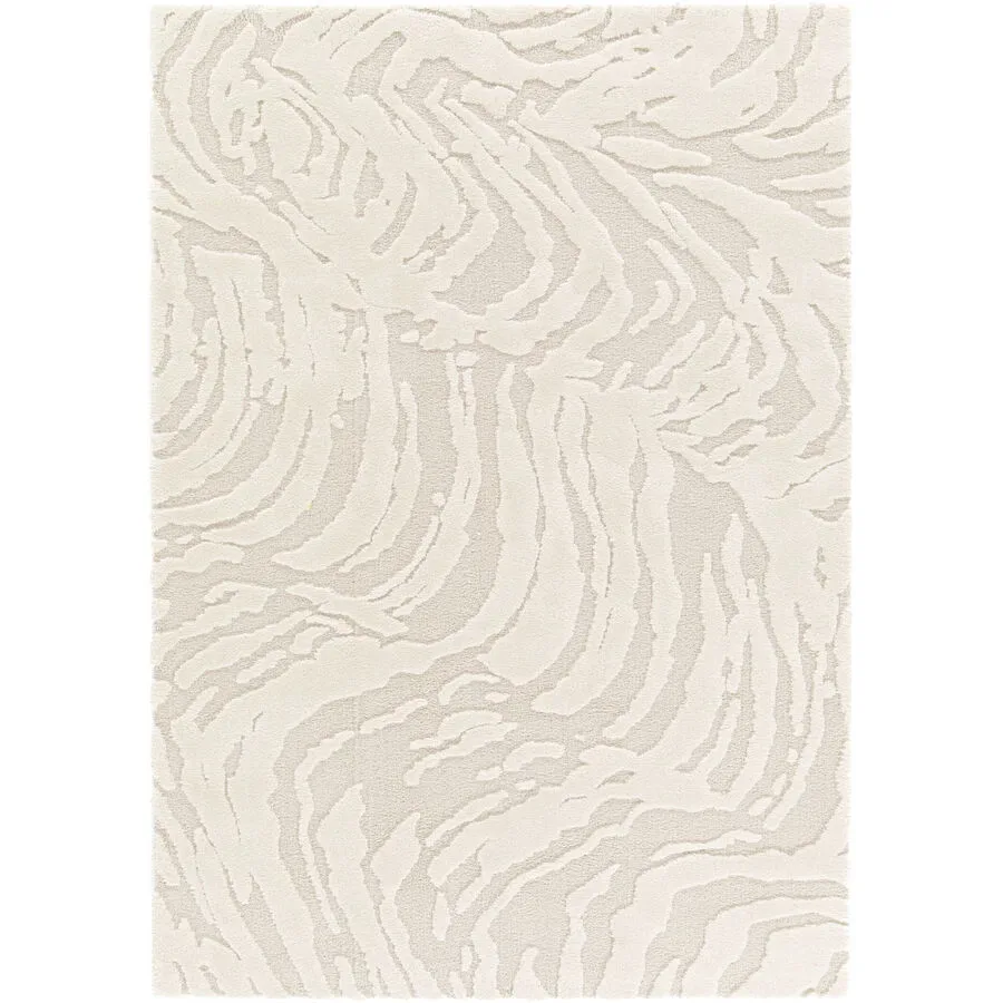 Teppich Cocoon Weiss Polyester 200 cm 290 cm - Farbe: creme - Material: Polypropylen - Teppich