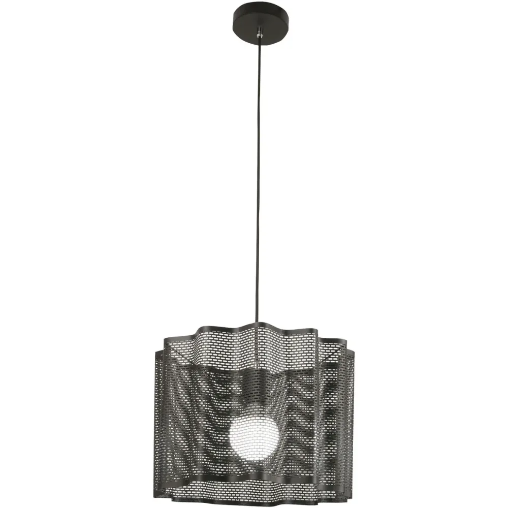 Pendellampe Gilbert Schwarz Metall 40 cm 200 cm - Pendellampe