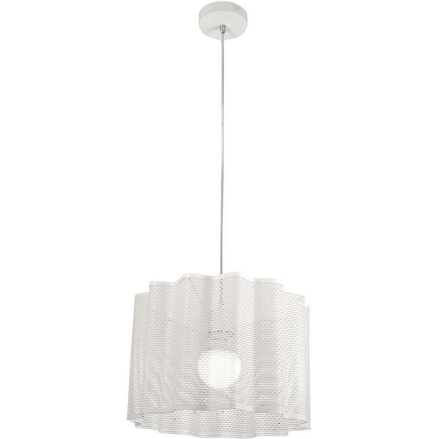Pendellampe Gilbert Weiss Metall 40 cm 200 cm - Pendellampe