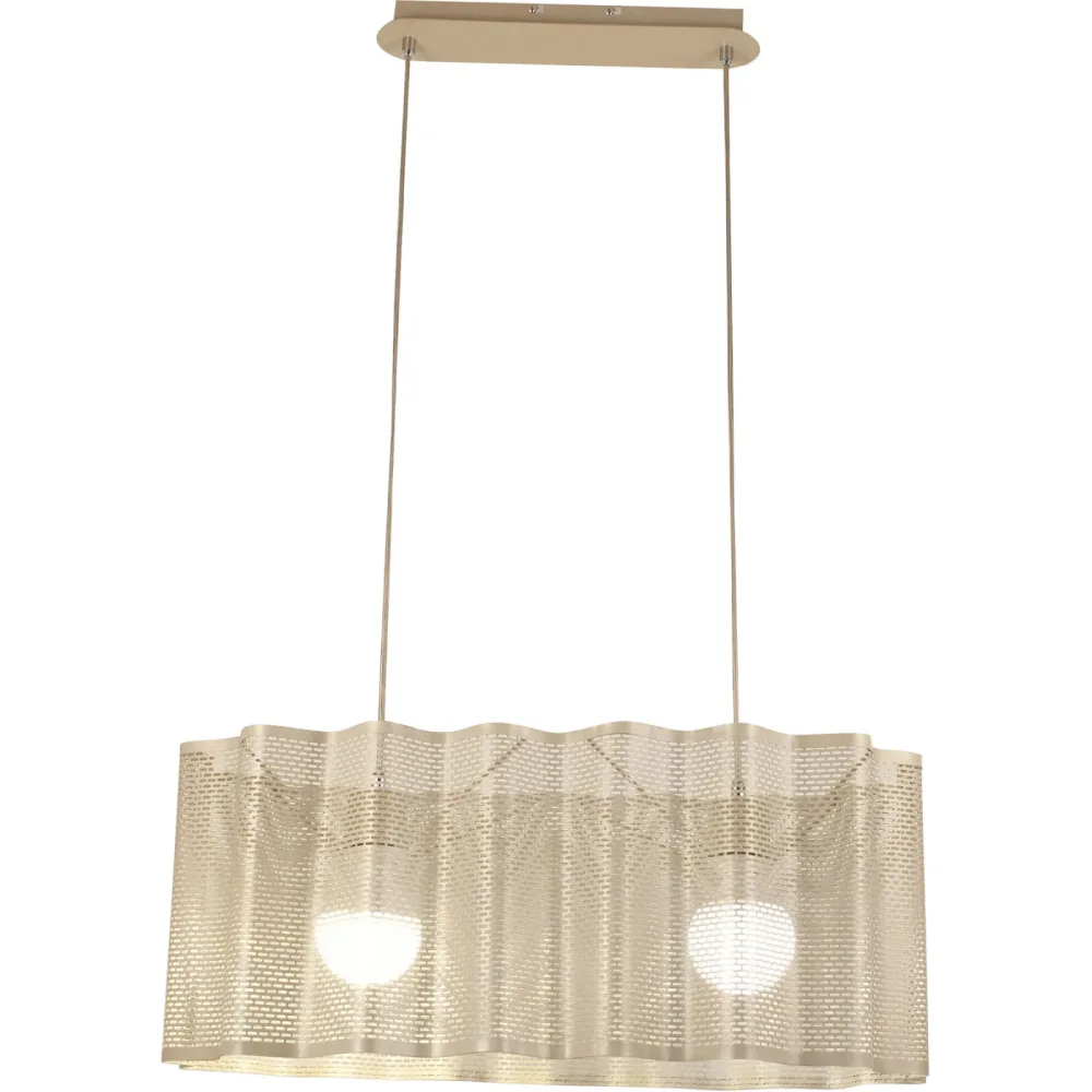 Pendellampe Gilbert Gold Metall 30 cm 200 cm - Pendellampe