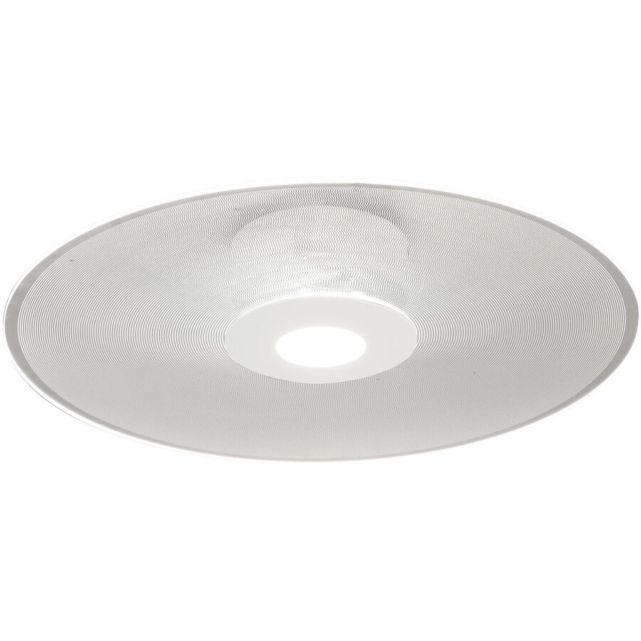 Deckenlampe Azure Weiss 45 cm 7 cm - LED - Lichtfarbe: Warmweiss - Material: Metall/Acryl - Deckenlampe- LED Energiesparlampe