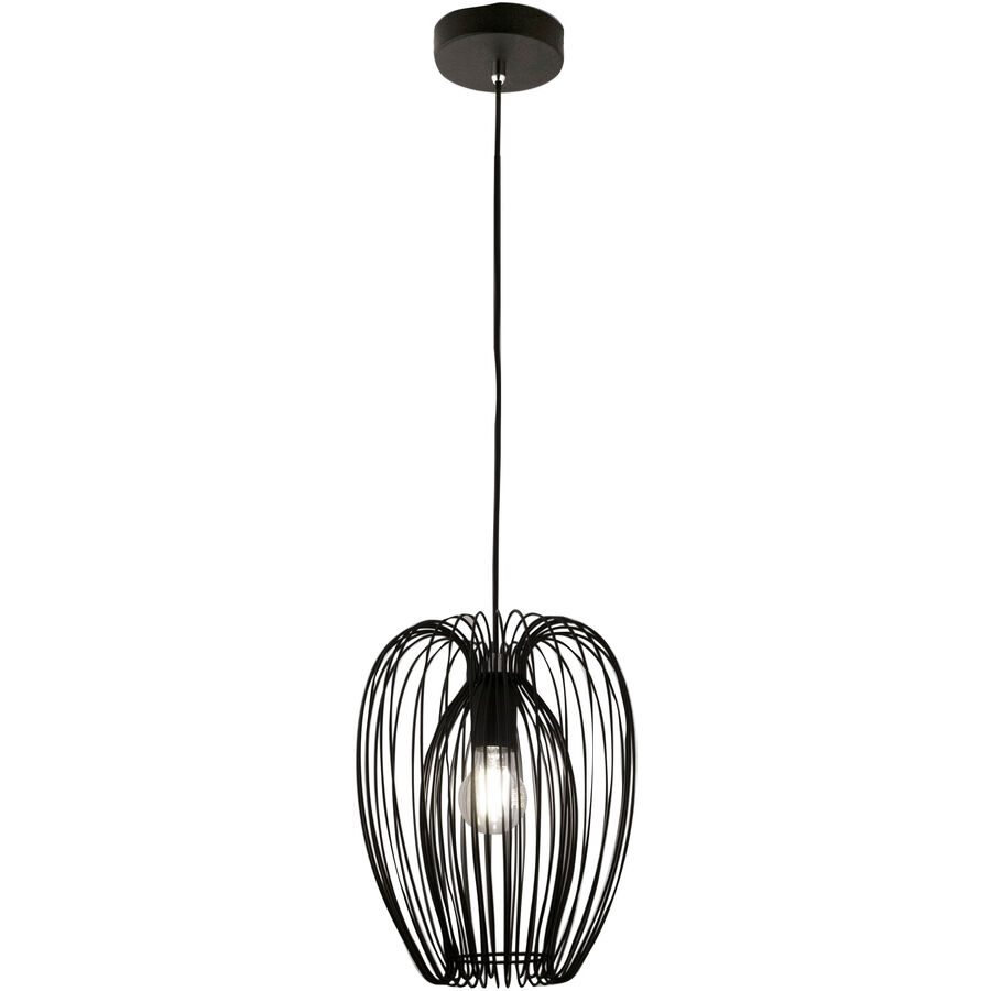 Pendellampe Aruna Schwarz Metall 25 cm 200 cm - Pendellampe