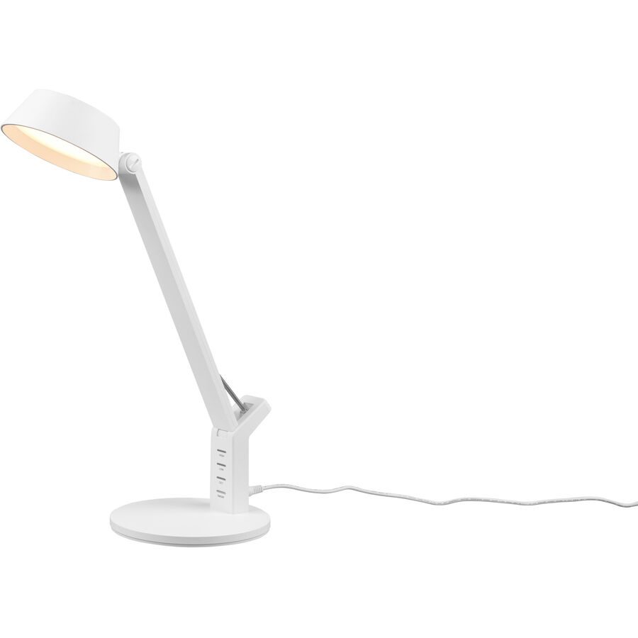 Tischlampe Evie Weiss Kunststoff 17.1 cm 40.4 cm - LED - Lichtfarbe: Warmweiss - Kaltes Tagesweiss - Tischlampe- LED Energiesparlampe