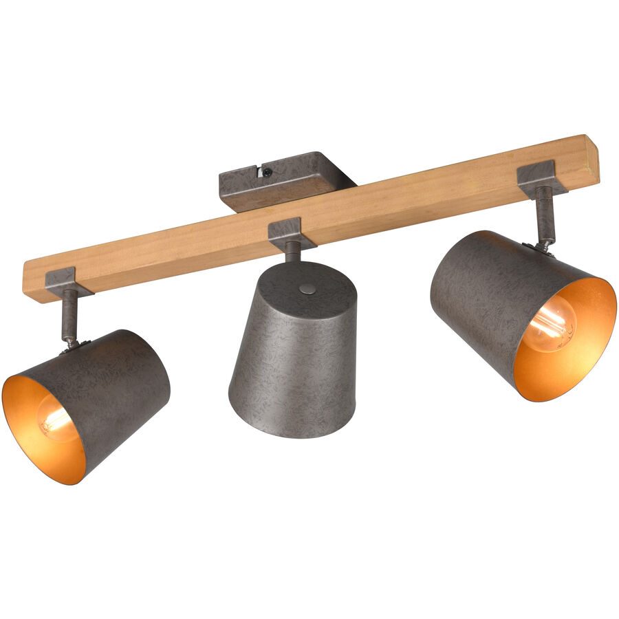 Spot Bree Grau Metall 54 cm 23.2 cm - Farbe: Nickel antik - Spot