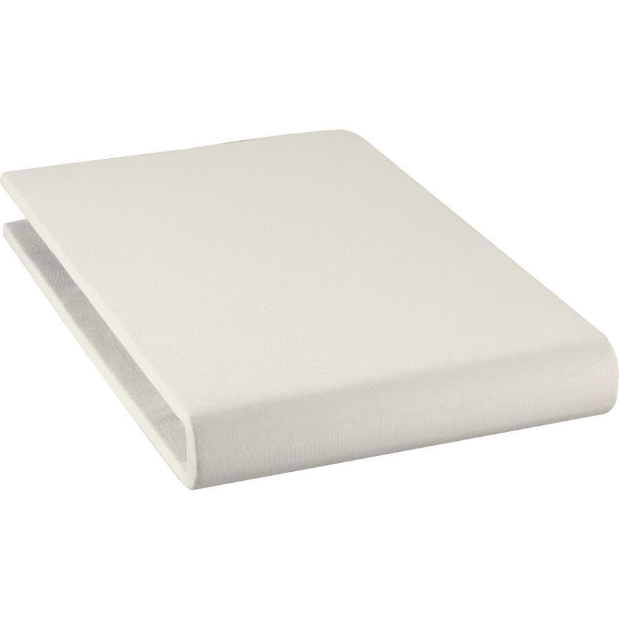 Fixleintuch Esprit Uni Beige Baumwolle 90 cm - Farbe: sand - Material: 97% Baumwoll-Jersey, 3% Elasthan - Fixleintuch