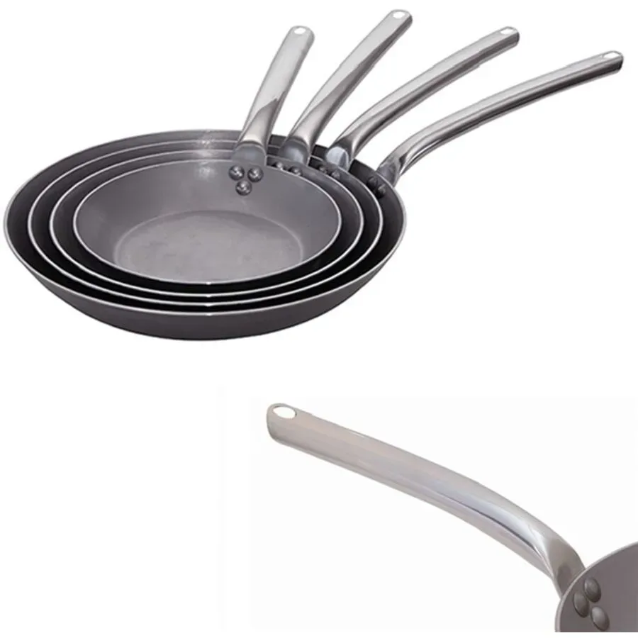 CARBONE PLUS Bratpfanne D:28cm Griff Edelstahl Induktion