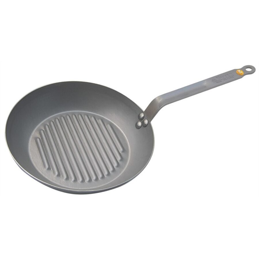 De Buyer Bratpfanne Mineral B Grau Blech/Stahl 4 cm 26 cm - Material: Stahlblech - Bratpfanne